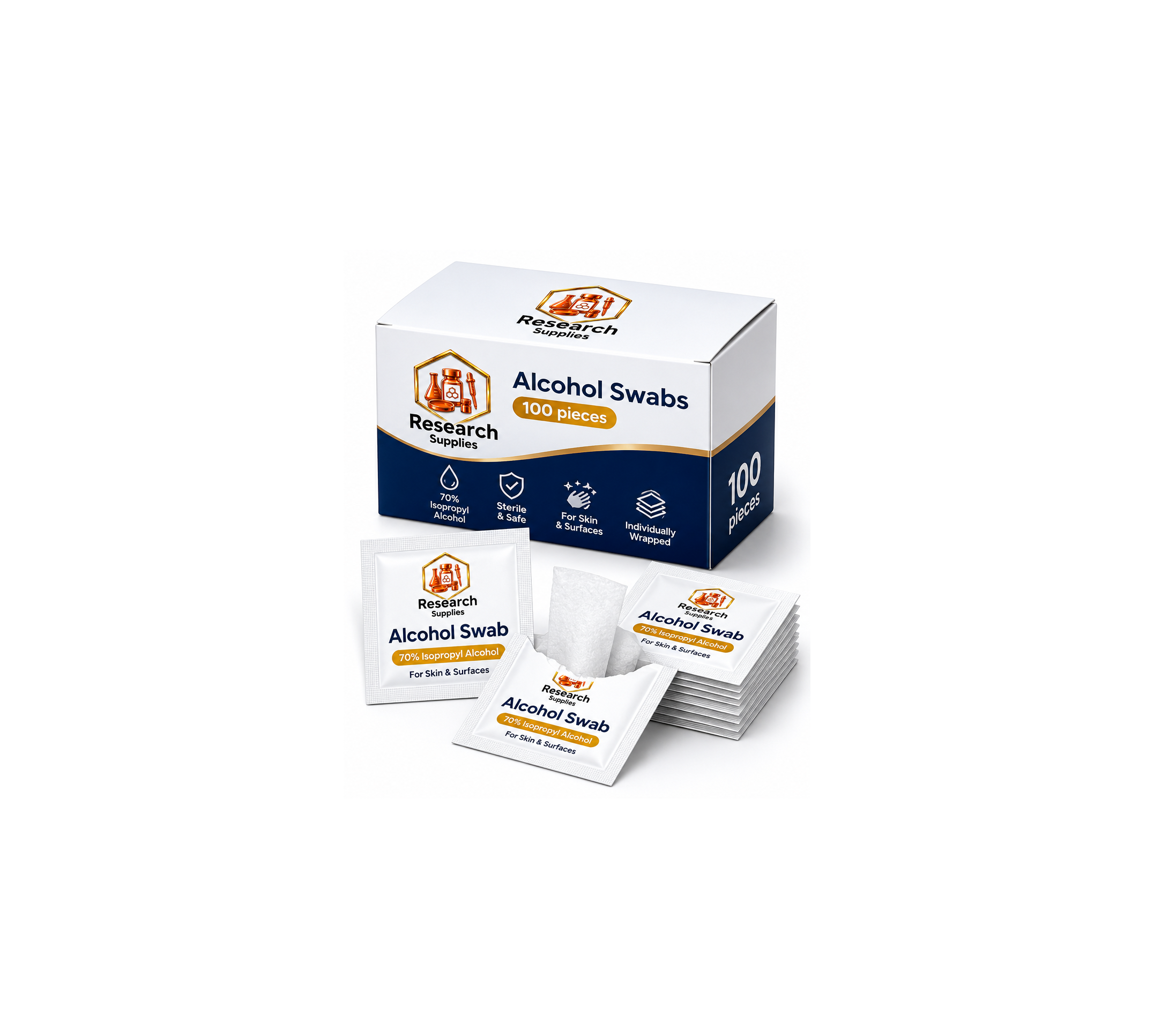 Alcohol Swabs – 100 pieces